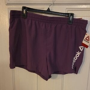 Reebok Women's Athletic Shorts in Purple Size XL